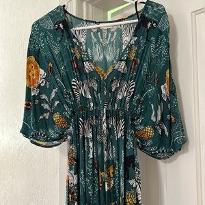 World Market Mumu Safari Dress